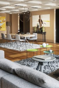 Apartment made with thermo ash.