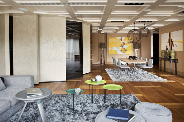 Apartment made with thermo ash.